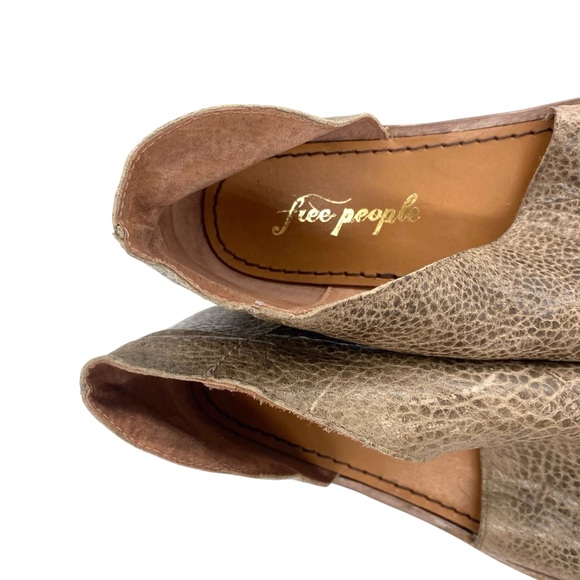 Free People Mont Blanc Sandals Leather 7.5 - Picture 8 of 10